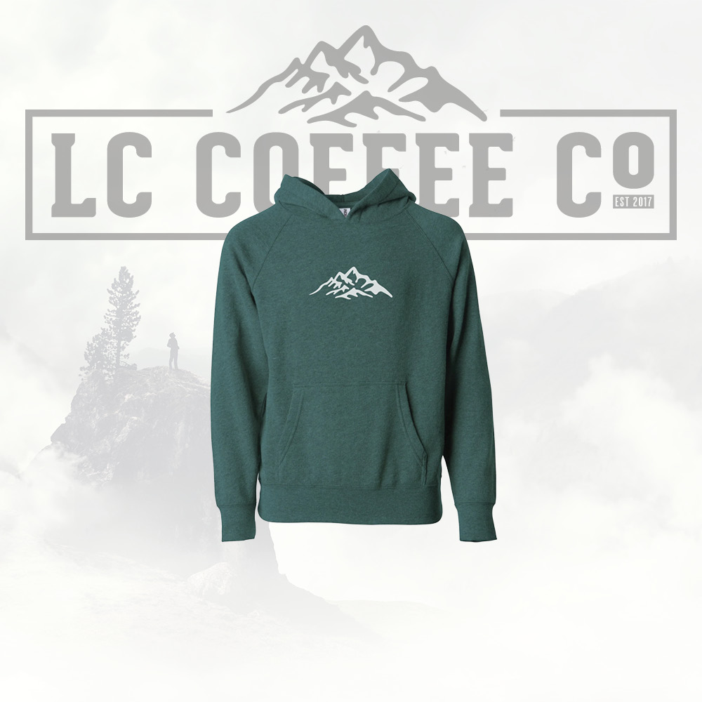 LC Mountain Toddler Lightweight Special Blend Raglan Hooded Pullover