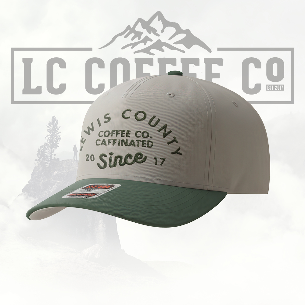 Lewis County Coffee 5-Panel Mid-Profile Cap